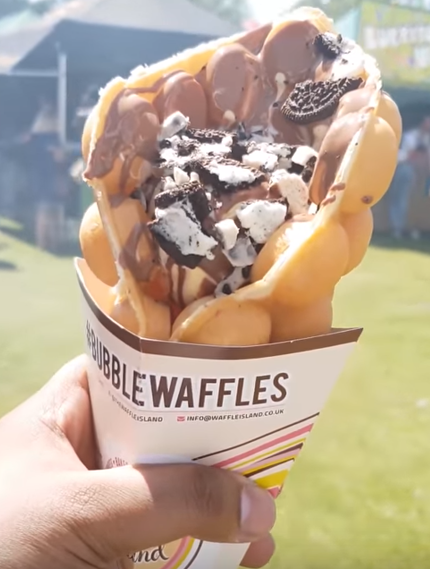 Photo credit: Quick Bubble Waffle Maker | Yummy Waffles Served In A Cone | Street Food Deserts
