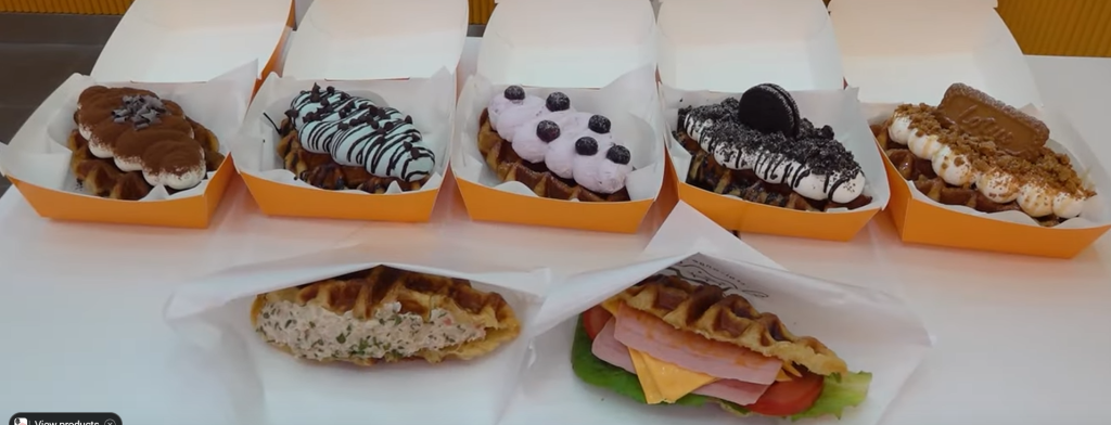 Croiffles from Korea served six different ways. Photo credit:https://youtu.be/jhrWutQn5ww?si=cMC-wC_7YkmLsoLQ